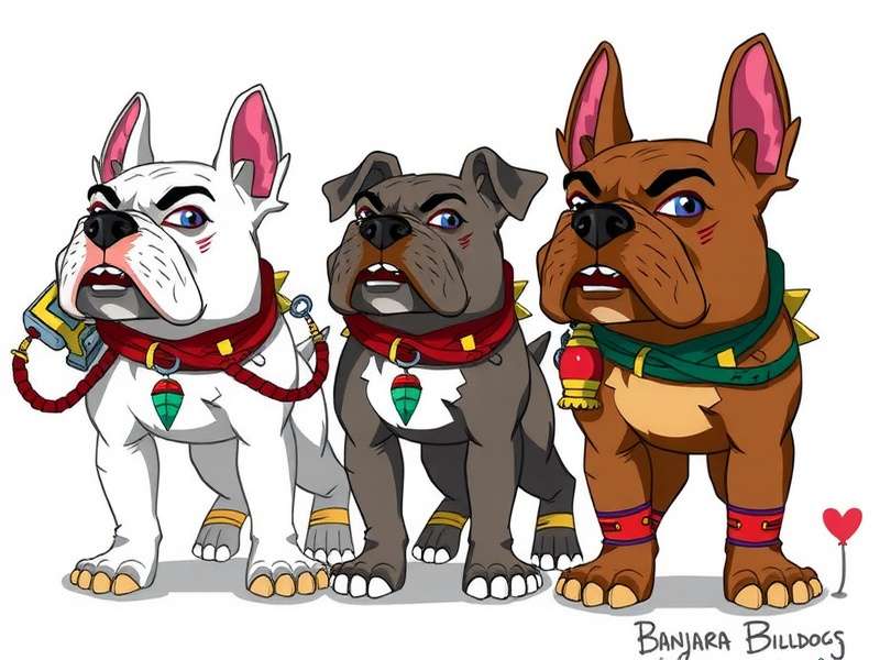 Banjara Bulldogs Character Designs